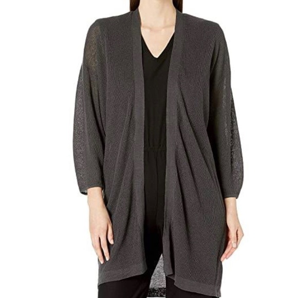 Eileen Fisher Organic Linen Cotton Bluson Crdigan